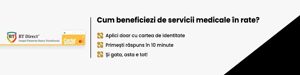 Servicii medicale in rate