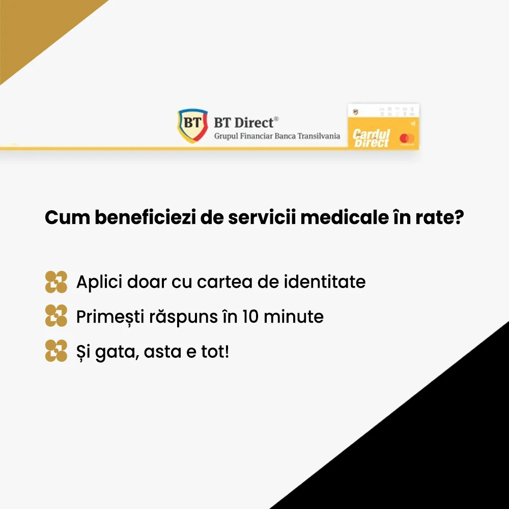 Servicii medicale in rate