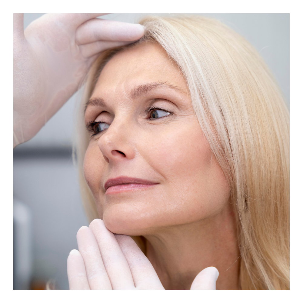 Pacienta care se pregateste pentru operatia de bichectomie